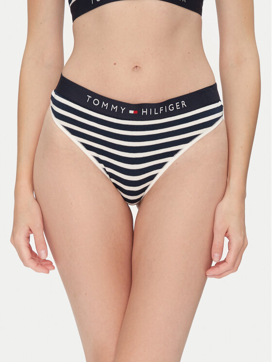 Tommy Hilfiger Stringi UW0UW04796 Granatowy