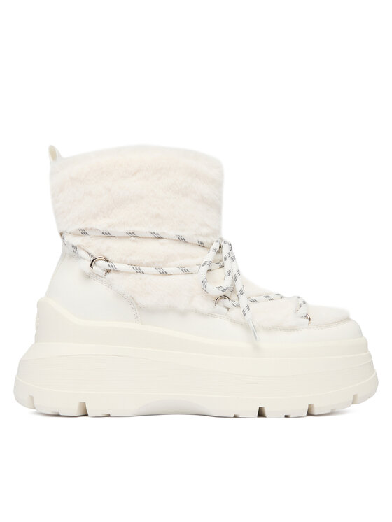 Buffalo Śniegowce Olympia Fur Boot 18483 Biały