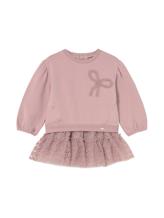 Mayoral Komplet bluza i spódniczka 2923 Różowy Regular Fit
