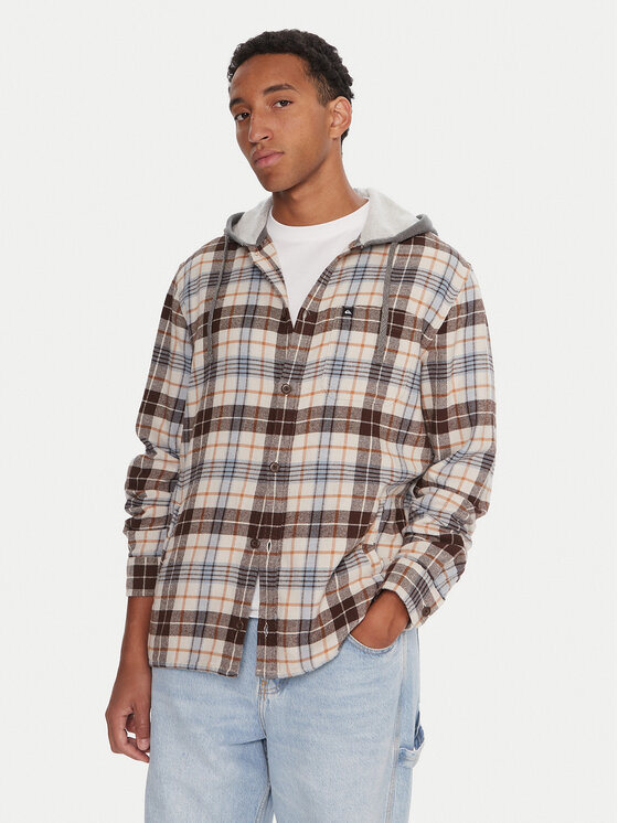 Quiksilver Bluza Hooded Surf EQYWT04650 Kolorowy Oversize