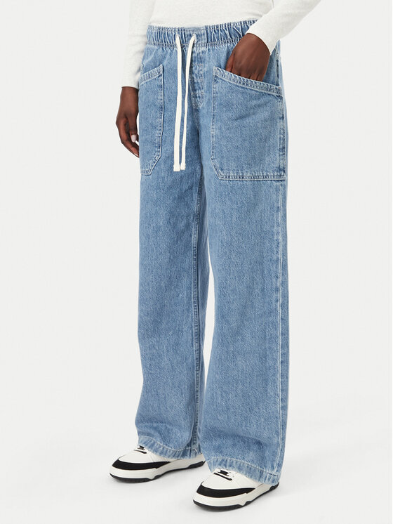 Billabong Jeansy Zonte Denim EBJDP03008 Niebieski Wide Leg