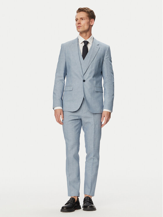 HUGO Garnitur Arti/Hesten242V1X 50559671 Niebieski jasny Extra Slim Fit
