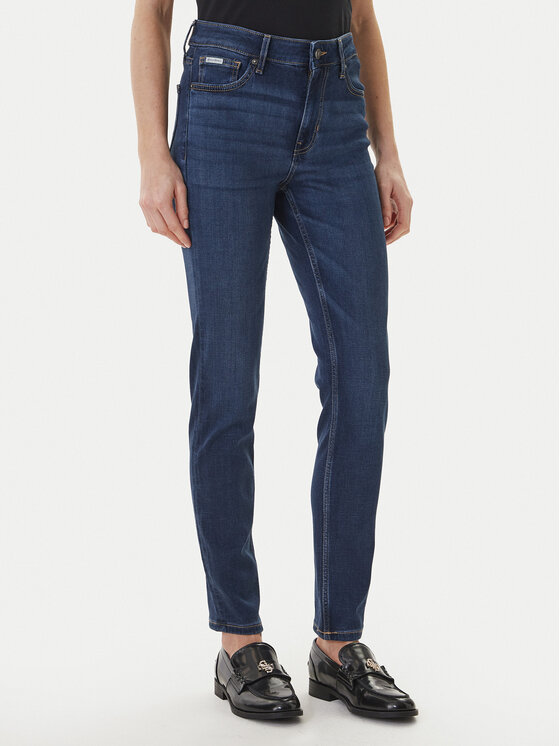 Guess Jeans Jeansy W5YA92 D7042 Niebieski Skinny Fit