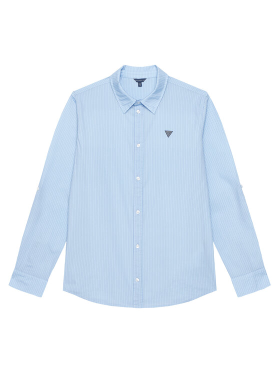 Guess Koszula L6RH02 WE5W0 Niebieski Regular Fit