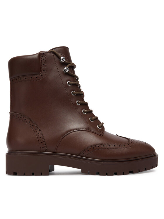 LAUREN RALPH LAUREN Trzewiki Alysn 802977885002 Brązowy