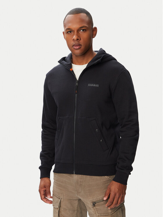 Napapijri Bluza Yourte NP0A8AHE Czarny Relaxed Fit