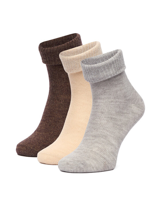 Nine West Skarpety długie CEO_KR_NW_101_W_AW25_(3-PACK) Kolorowy