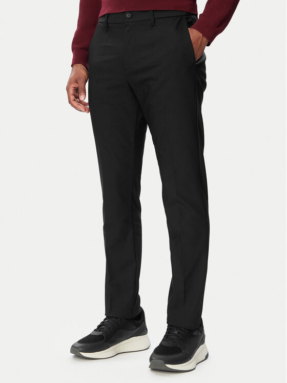 BOSS Chinosy TR_CommuterSL NextCo 50569813 Czarny Slim Fit