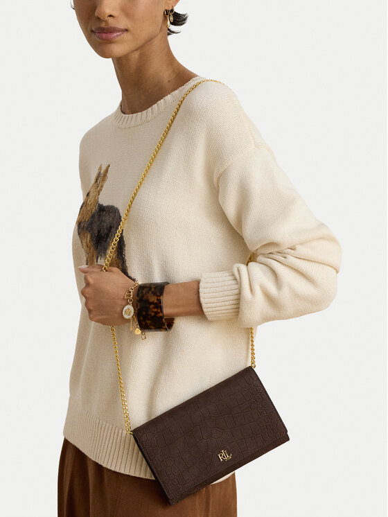 LAUREN RALPH LAUREN Torebka 432P18552001 Brązowy ciemny