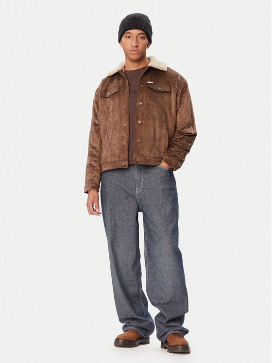 Guess Jeans Kożuch sztuczny M6BL75 K7182 Brązowy Regular Fit