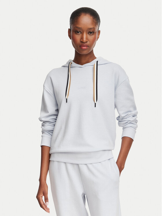 BOSS Bluza 50524760 Niebieski jasny Regular Fit