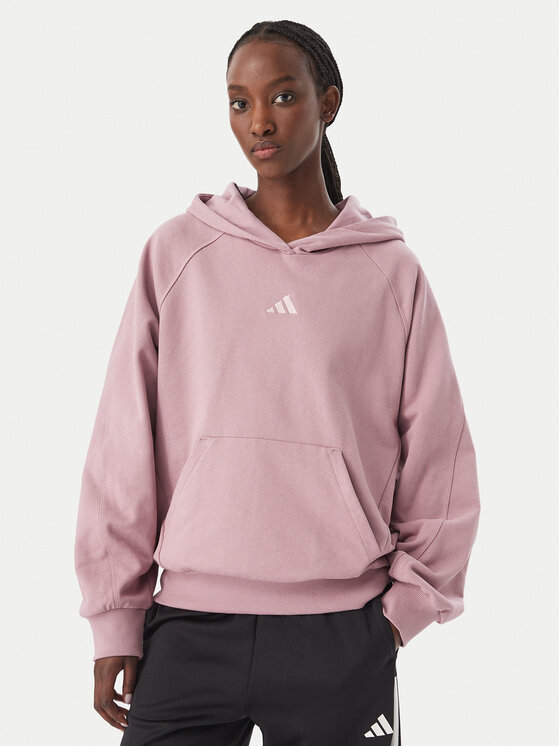 adidas Bluza Adidas Kit Small Logo KV9791 Różowy Loose Fit