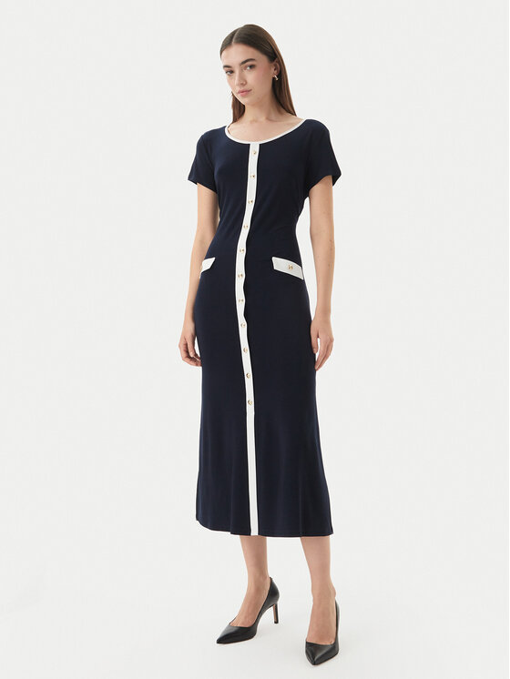 Joseph Ribkoff Sukienka codzienna 261067 Granatowy Regular Fit
