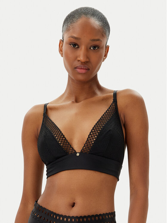 BOSS Biustonosz braletka Eyelet 50540428 Czarny