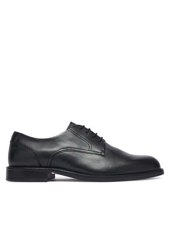 Tommy Hilfiger Oxfordy Corporate Dressy Lth FM0FM06023 Czarny