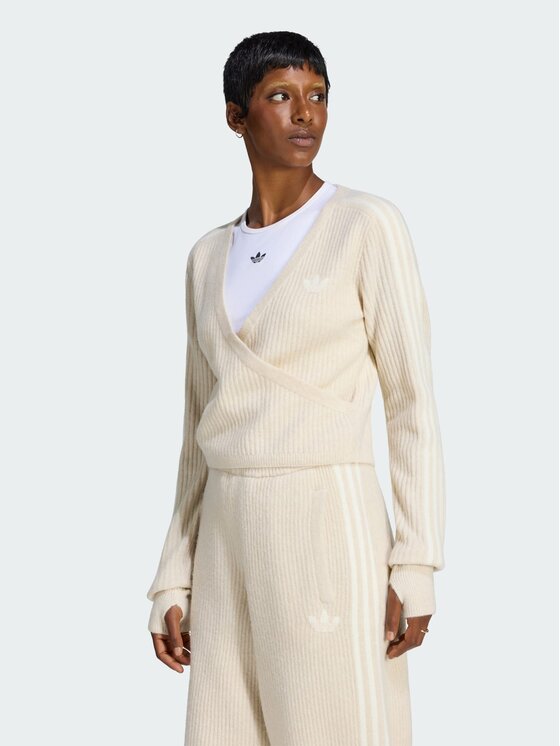 adidas Sweter Adiluna Season 2 x Jennie LD4840 Beżowy jasny Relaxed Fit
