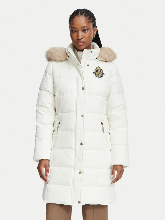 LAUREN RALPH LAUREN Kurtka puchowa 297P23455004 Biały Regular Fit