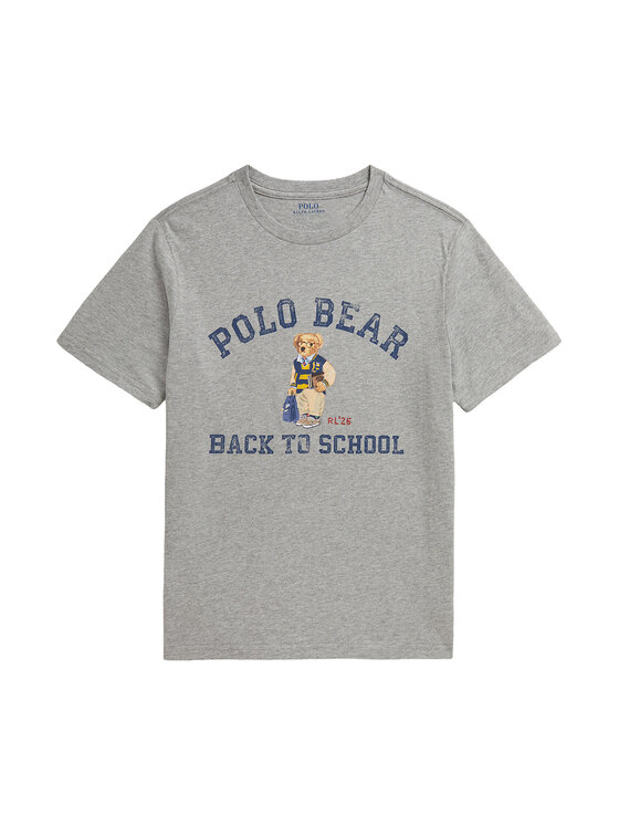 Polo Ralph Lauren T-Shirt 323B27334001 Szary Regular Fit